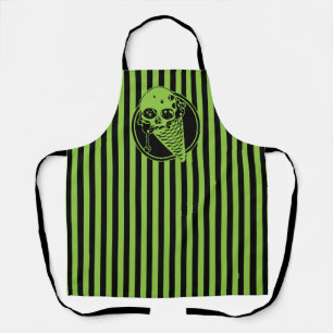 Green Poison Ice Cream Cone Apron
