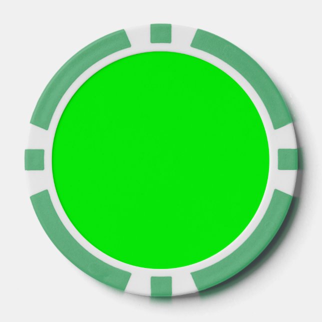 Green Poker Chips (Front)