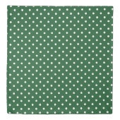 Green Polka Dot Duvet Cover (Front)