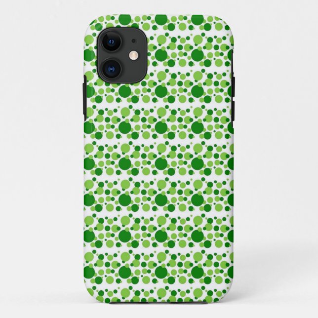 Green Polka Dot iPhone 5 Coque (Dos)