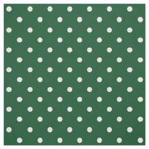 Green Polka Dots Fabric