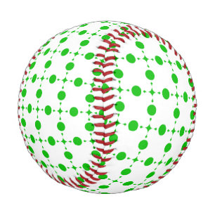 Green Polka Dots, Polka Dot Pattern, Dots, Dotted Baseball