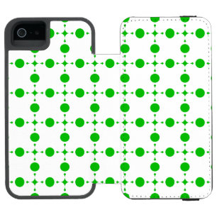 Green Polka Dots, Polka Dot Pattern, Dots, Dotted Incipio Watson™ iPhone 5 Wallet Case