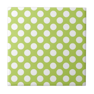 Green Polka Dots, Polka Dot Pattern, Dots, Dotted Tile