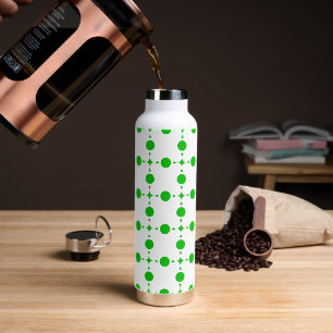 Green Polka Dots, Polka Dot Pattern, Dots, Dotted Water Bottle