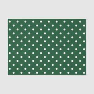 Green Polka Dots Tissue Paper