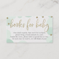 Green PolkaDot Demande de Baby shower Invitation