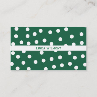 Green Polkadots Business Card