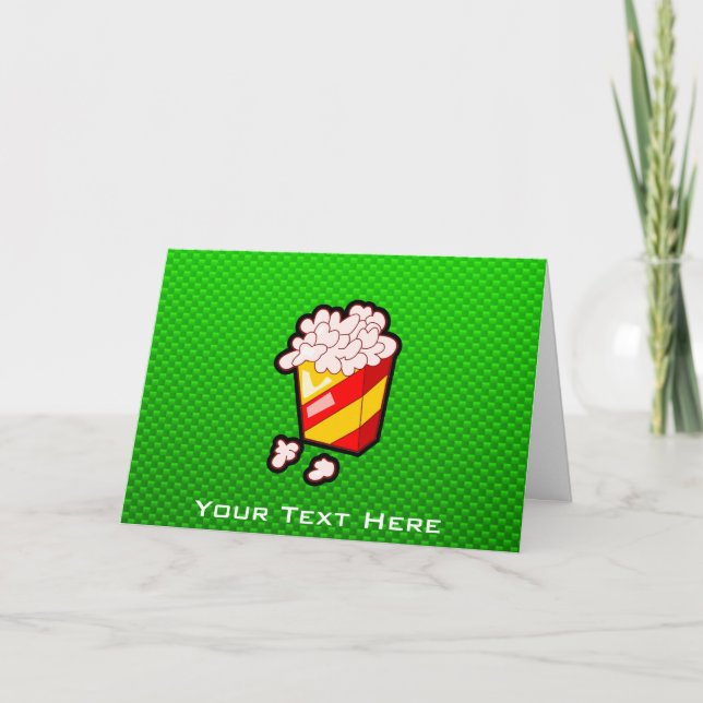 Green Popcorn Card (Front)