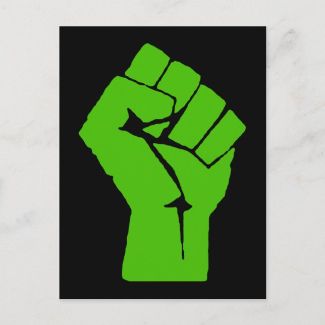 Green power postcard (Front)