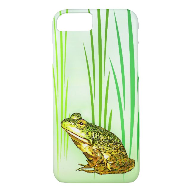 Green Princess Charming Frog iPhone 8/7 Coque (Dos)