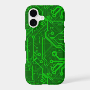 Green Printed Circuit Board Pattern