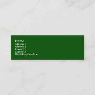 Green Profile Card