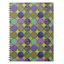 Green Purple Abstract Circle