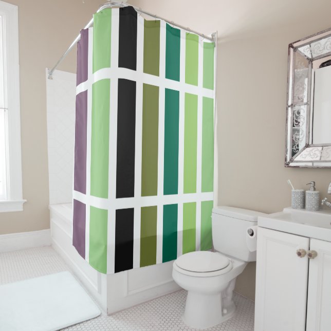 Green Purple Black Hues (In Situ)