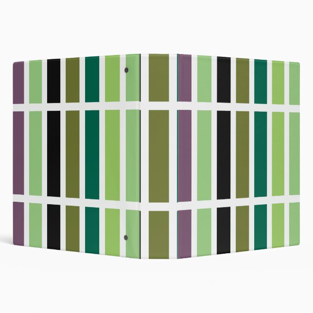 Green Purple Black Hues Binder (Background)