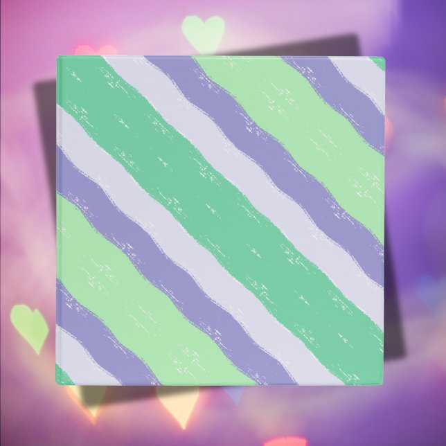 Green, Purple, Grey - Brush Strokes |  Binder (Creator Uploaded)