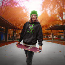 Green Purple Happy Howl-o-ween Wolf Skateboarding