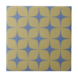 Green & Purple Mid-Century Modern Vintage Retro Tile