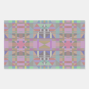 Green Purple Pink Geometric Sticker