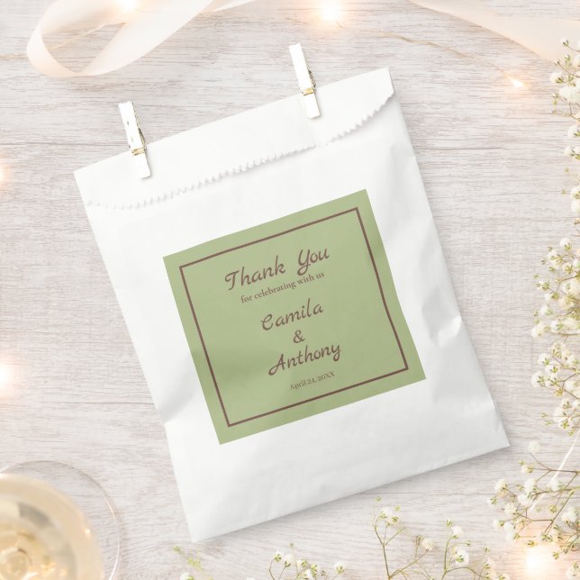 Green Purple Retro Y2K Funky Hippie Flower Pattern Favour Bag (Clipped)