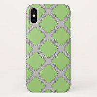 Green Quatrefoil