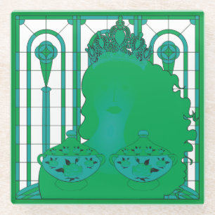 Green Queen Coaster