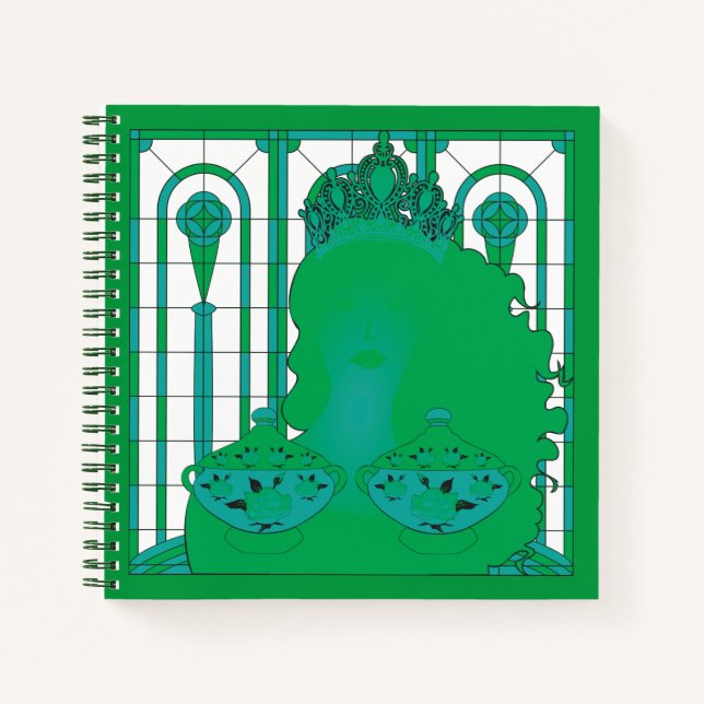 Green Queen Notebook (Front)