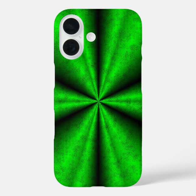 Green Rainbow in Elephant Skin Leather Optik Case-Mate iPhone Case (Back)