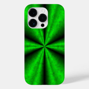 Green Rainbow in Elephant Skin Leather Optik Case-Mate iPhone 14 Pro Case