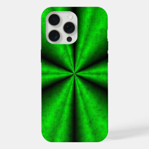 Green Rainbow in Elephant Skin Leather Optik iPhone 15 Pro Max Case