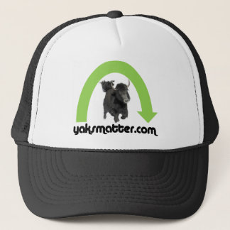 green rainbow trucker hat