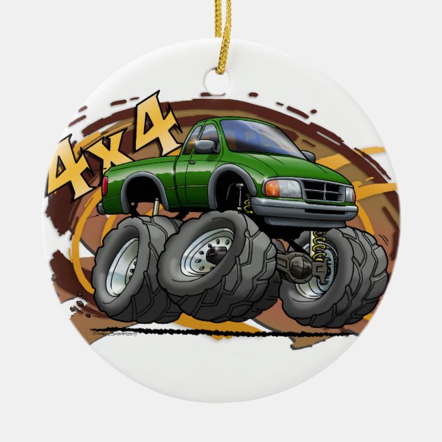 Green Ranger Ceramic Ornament (Front)