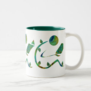 Green Reader Mug
