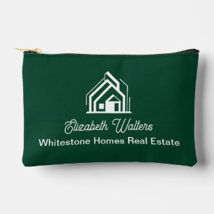 Green Real Estate Company Customized Realtor Accessory Pouch