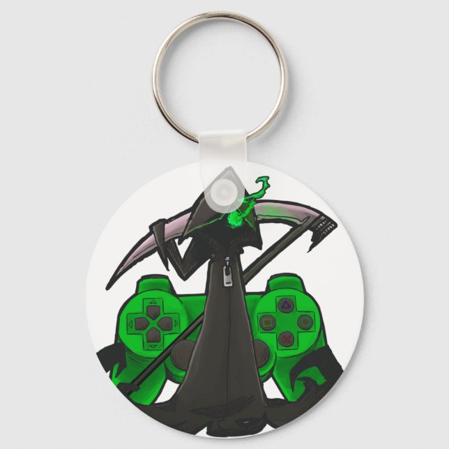 Green Reaper Keychain (Front)