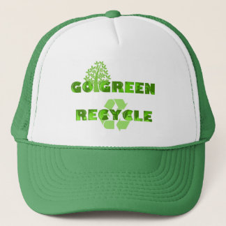 Green Recycle Environmental Hat