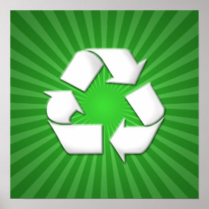 Green Recycle Poster 001