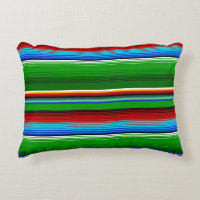 Green Red Blue Mexican Sarape