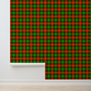 Green Red Chequerboard Pattern - Plaid Textured Wallpaper