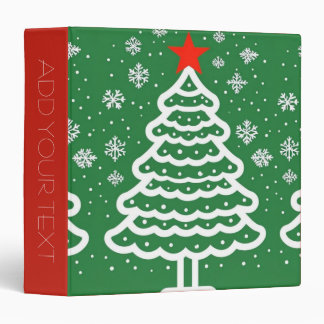 Green & Red Christmas Binder