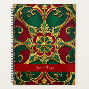 Green Red Christmas Holiday Planner