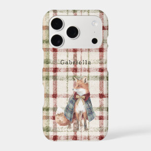 Green Red Cream Stripes Fox