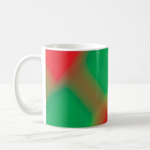Green Red et Gold Résumé Conception Café Mug