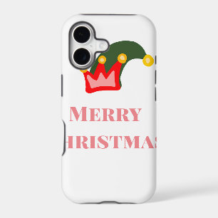 Green red hat merry Christmas add name text name