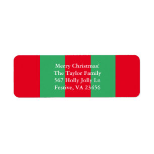 Green Red Striped Christmas Holiday Colour Block
