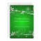 Green Red White Holly Holiday Invitation Card