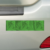 Green Reflections Bumper Sticker (On Car)