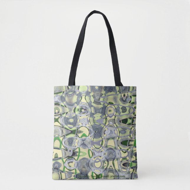 Green Reflections, Green Daze Tote Bag (Front)