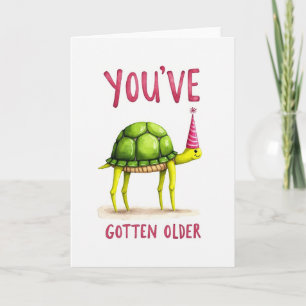 Green Reptile Birthday Card